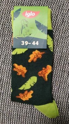 Captain Iglo Socken 39-44 Grün Dino Nuggets für große Abenteurer Unisex Herren 