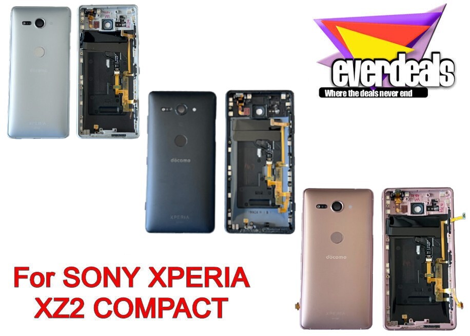 Sony Xperia XZ2 Compact SO-05K Back Rear Battery Door Cover Frame