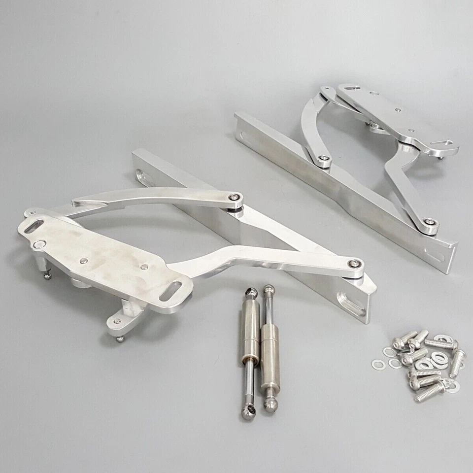 Kit de bisagra de capó pulido para Chevrolet Camaro Pontiac Firebird 1970-1981 aluminio Foto 2 de 4