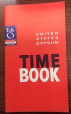 Livre de temps 1963-1964 fourni par United States Gypsum