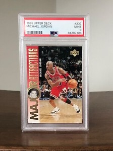 1995 UPPER DECK #337 MICHAEL JORDAN PSA 9