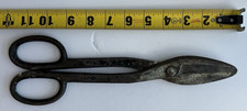 R Heinisch No 10 Straight Tin Snips Made in the USA 12" long 3" x 3/4" Blade