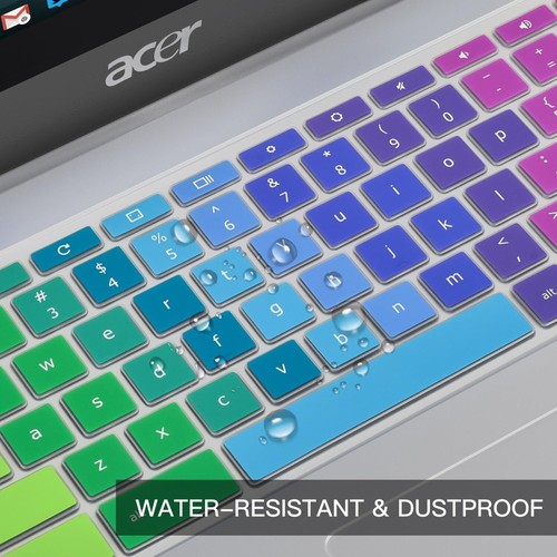Colorful Keyboard Cover for Acer Chromebook Spin 11 311 C733 CP311 511 Rainbow - Picture 7 of 7