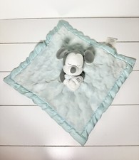 Disney Baby Mickey Mouse Eyes Closed Blue Lovey Security Blanket Embossed Stars
