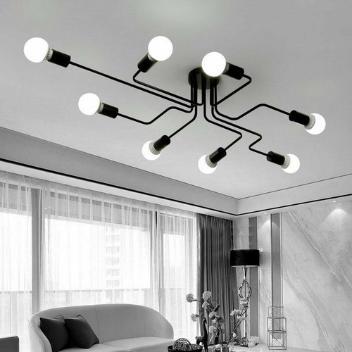 4/6/8Way Industrial Style Ceiling Light 