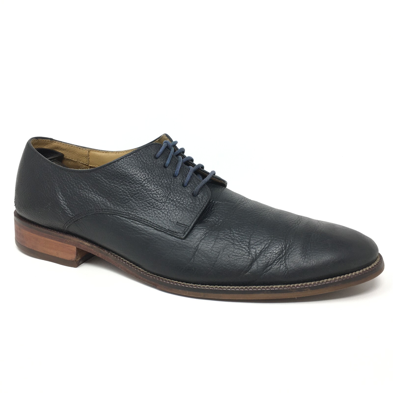 SAOLA Scarpe eleganti Cole Haan Williams Oxford Derbys da uomo taglia 11 5 pelle nera grana