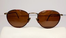 Vintage Advantage Eyewear SV86 Tortoise Gold Oval Metal Sunglasses FRAMES ONLY