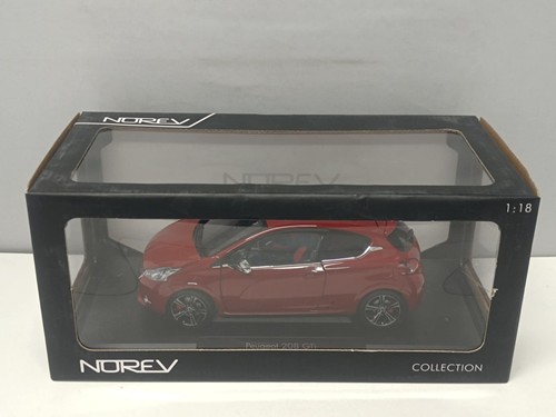 Peugeot 208 GTI 2013 rot rot rot - Norev 1:18 gebraucht in box sehr selten - Bild 23 von 24