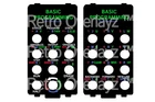 Atari 2600 Basic Programming Overlays (Right & Left), 2 for 1, NEW