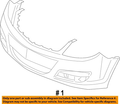 Saturn GM OEM 07-09 Aura-Bumper Cover 25851546 | eBay 