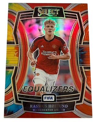 PANINI SELECT 2024 RASMUS HOJLUND Tie-Dye /49 + red wave /149