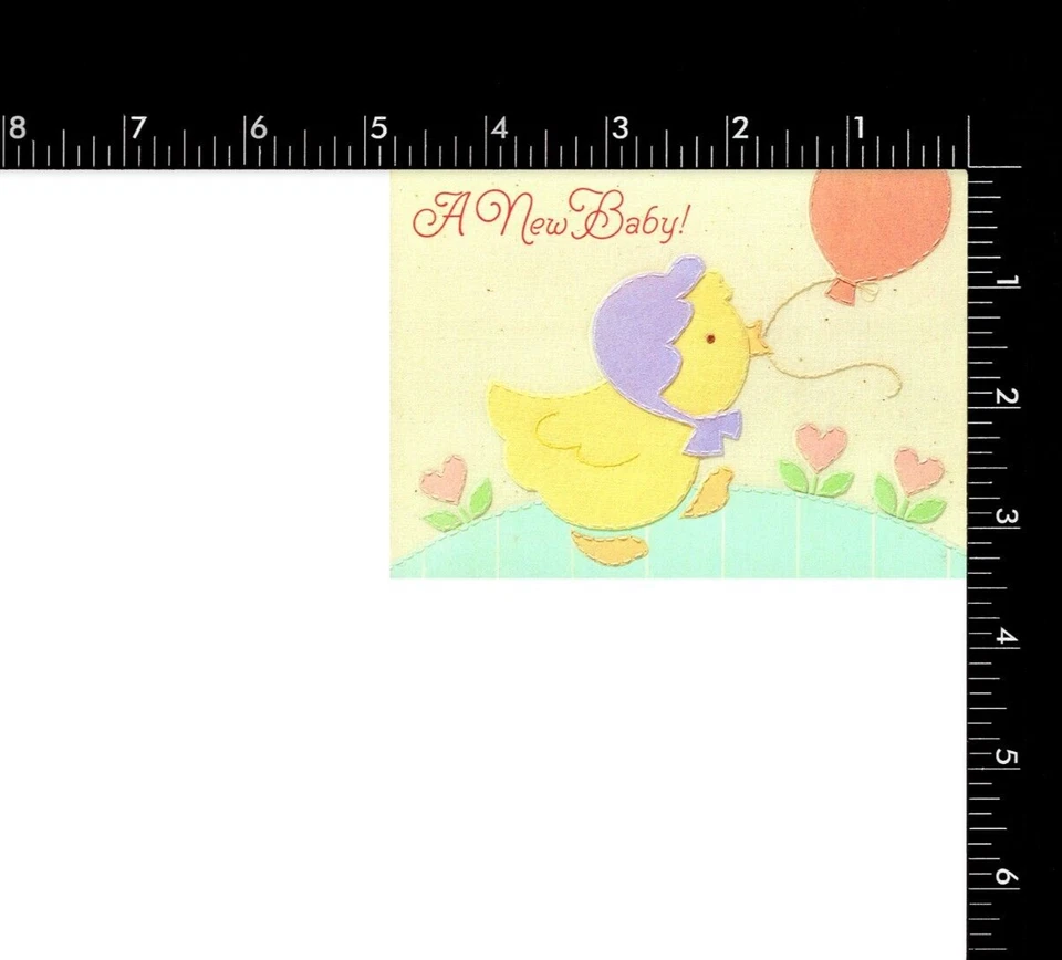 LOT OF 20 HALLMARK NEW BABY ANNOUNCEMENT Cards + Envelopes, Cute Chicken Balloon - Image 4 of 4