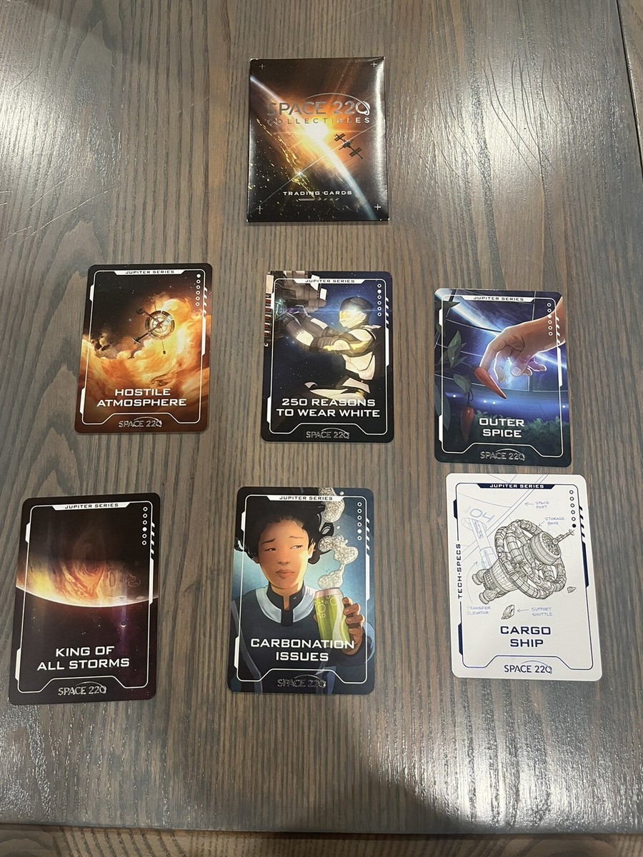 space 220 trading cards rare Two new feature Uranus and Neptune Disney Space 220 Trading Cards