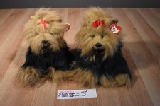 Ty Classic Yappy 1997/ Buddies Yapper 2004 Yorkies Dog Beanbag Plush 310-3748-1 