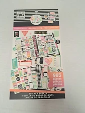 NEW The Happy Planner Sticker Sheet Book Calendar Productivity 985 Pieces