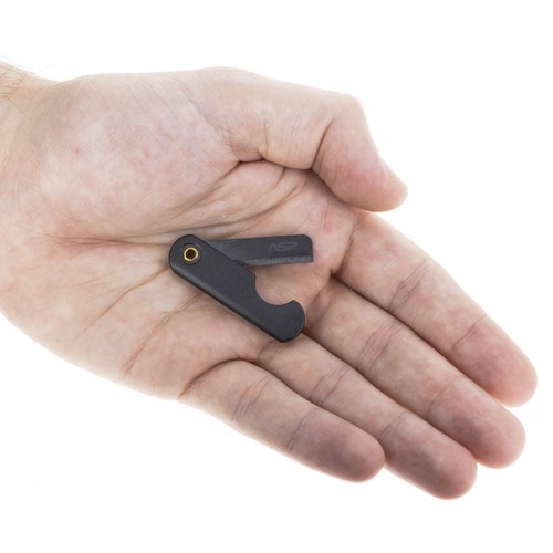 Hoja de afeitar de cerámica plegable táctica ASR, herramienta de supervivencia cuchillo de escape micro EDC - Imagen 2 de 6