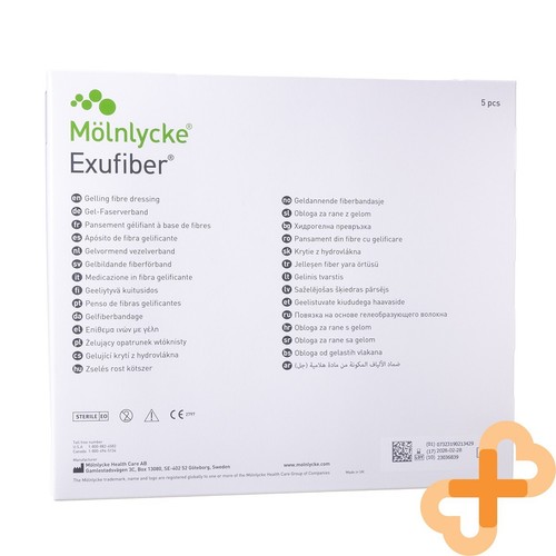 MHC Exufiber Gel Dressing 20 cm x 30 cm 5 Stk. Pflaster Verband Wundheilung - Bild 12 von 24