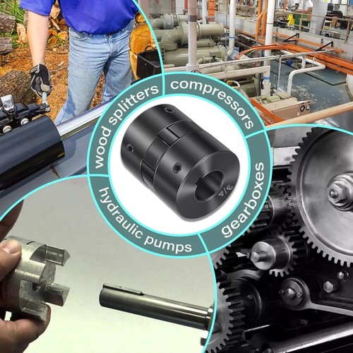 3-Piece L-Jaw Coupling Coupler Set For Log Wood Splitter 1/2"-3/4" L075 Flexible - Picture 6 of 14