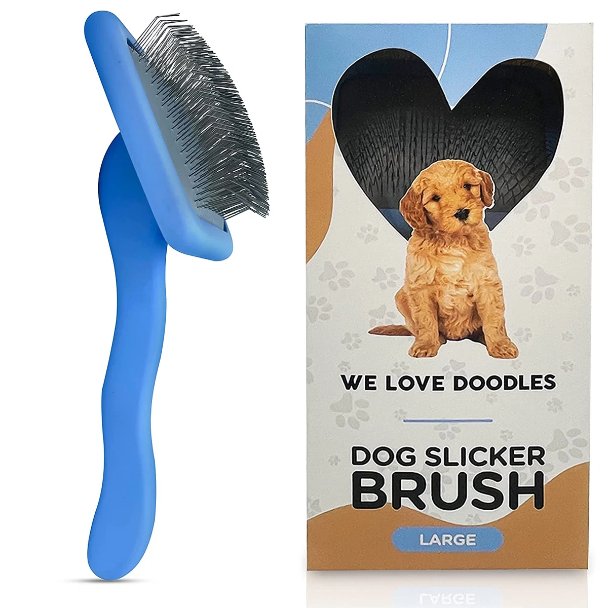 Brosse We Love Doodles Dog Slicker Brosse Doodle pour toilettage des poils d a