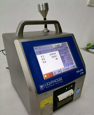 working Lighthouse SOLAIR 3100 Air borne Particle Counter Free
