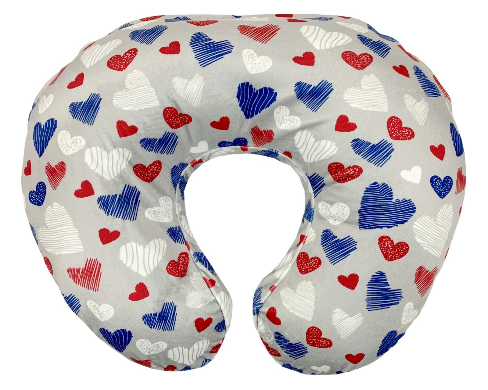COVER ONLY for Nursing Pillow/Boppy Pillow - No Pillow Included - Heart-image