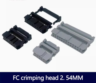 Bull Horn Plug FC Crimping Cable Head ISP Connector2.54mm Spacing JTAG 3-Pcs Set