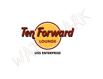 Men's Parody T-Shirt: Star Trek: Ten Forward Enterprise