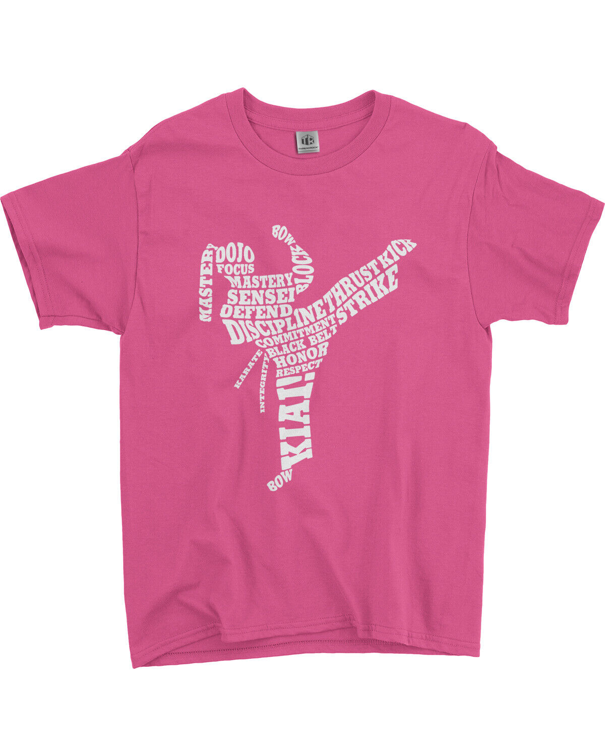 Girls Karate Typography Youth T-Shirt Martial Arts Gift Idea