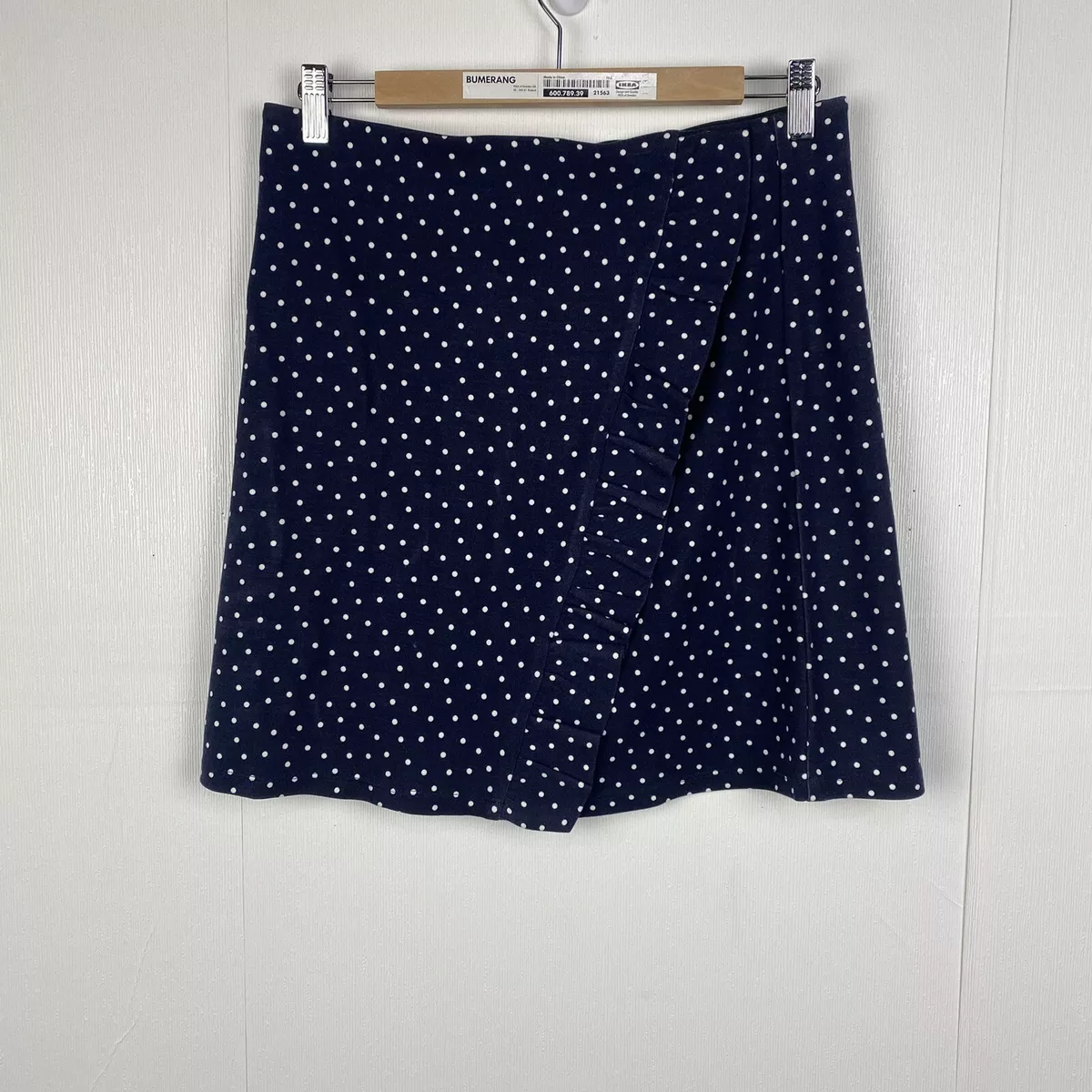 Polka dot skirt elastic waist cheap