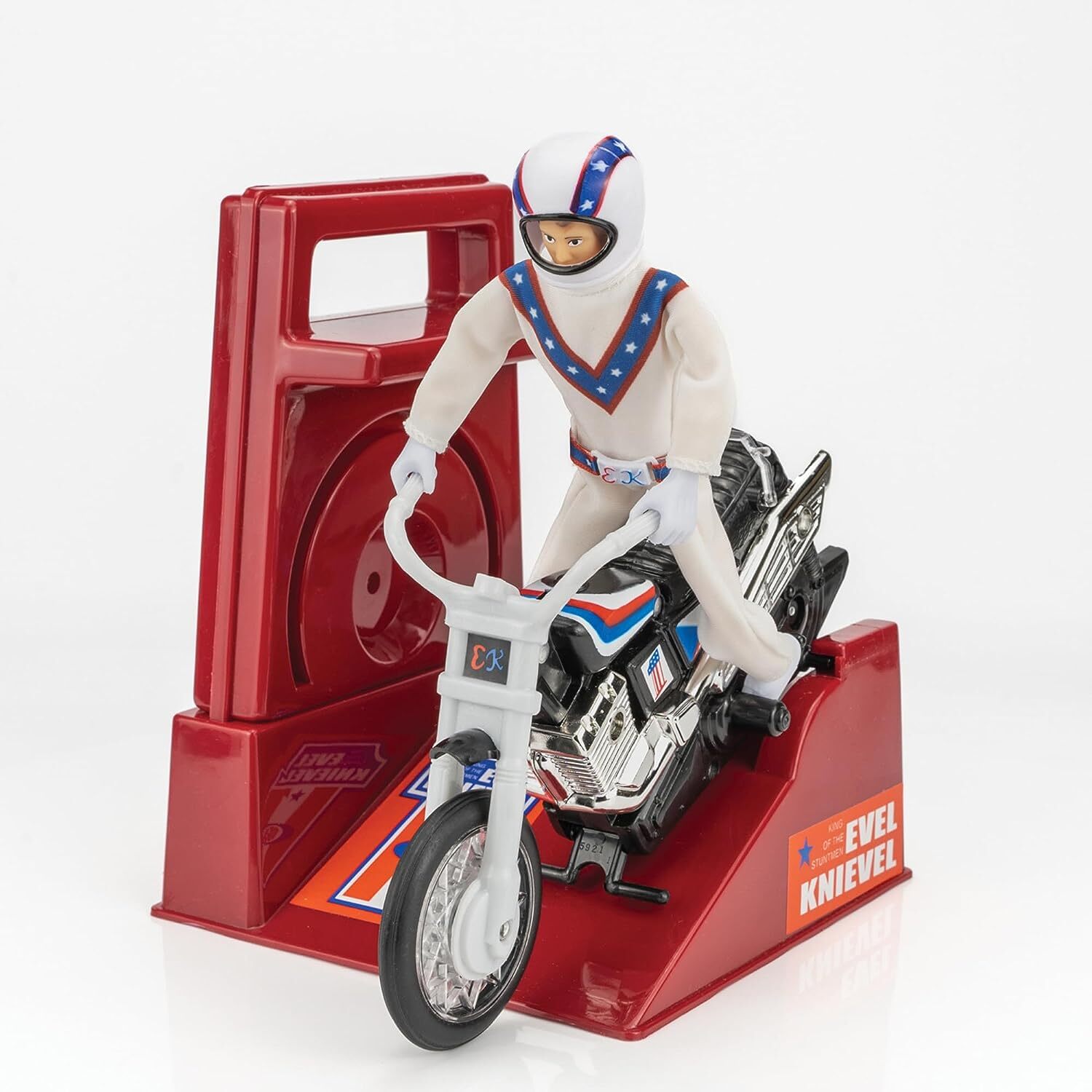 Evel Knievel Stunt Cycle, the Amazing Wind up and Go Action Toy