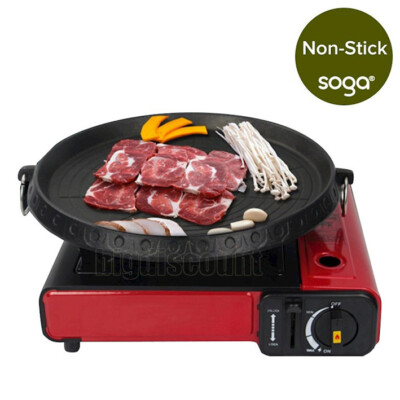 Korean BBQ Pan Square Round Grill Hot Plate Frying Pot Non Stick