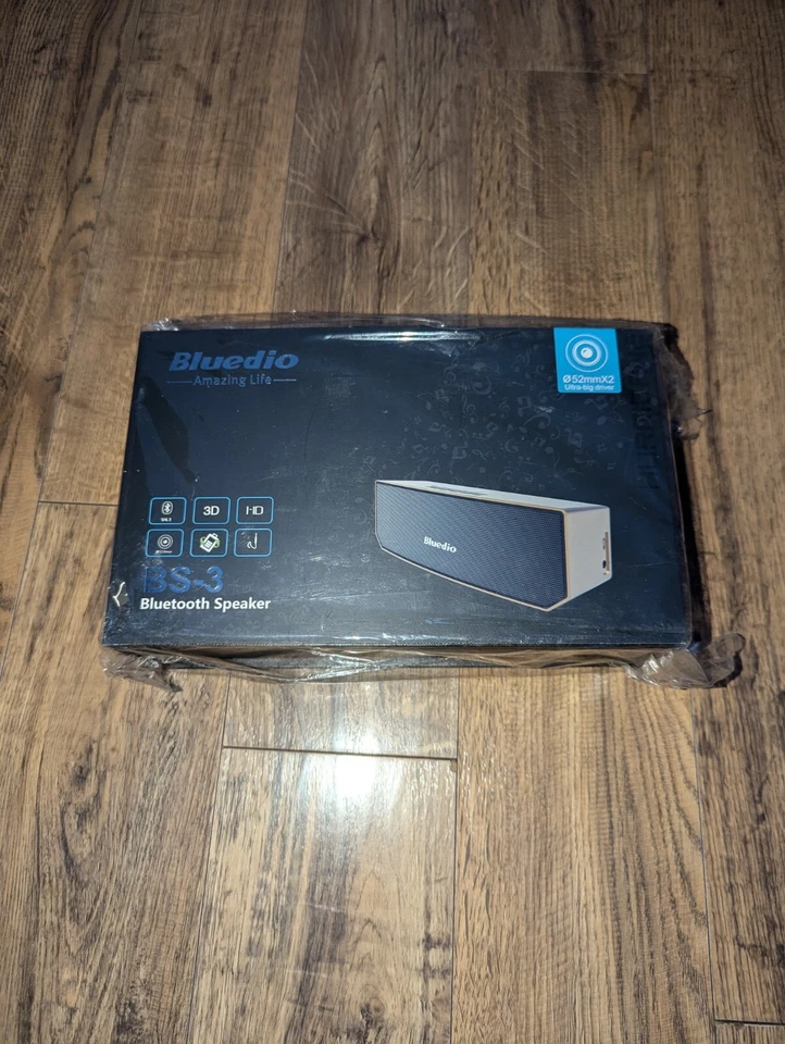 Altavoz estéreo inalámbrico Bluetooth portátil Bluedio BS-3 (camello) Foto 2 de 4