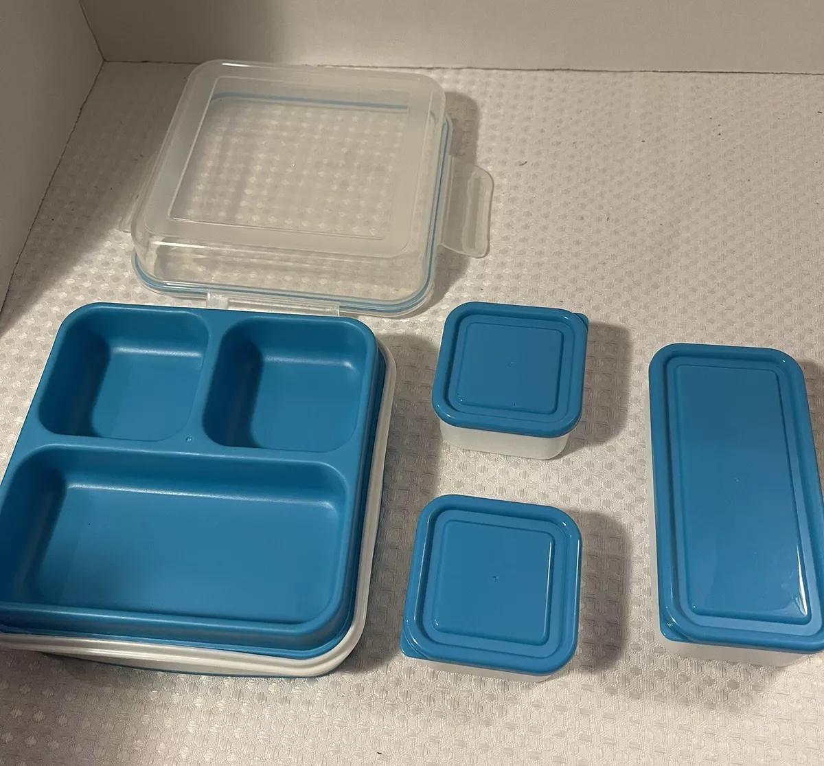 COOL GEAR 2-Pack Large Expandable To-Go Salad Kit Lunch Containers