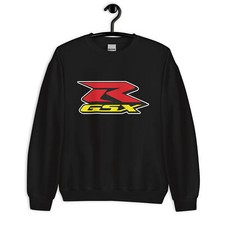 Hot  SUZUKI GSX-R BLACK LOGO Sport Bike Hayabusa Motorcycle Sweatshirt S-5XL
