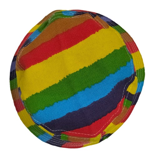 Child Unisex Hat Multicolor One Size Bucket Hat Summer Beach Cap Canvas - Picture 3 of 4