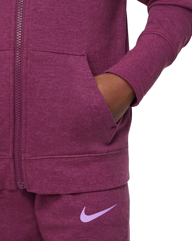 Tuta Nike Sportswear baby set felpa con zip e pantalone bambina casual logo moda - Immagine 4 di 4