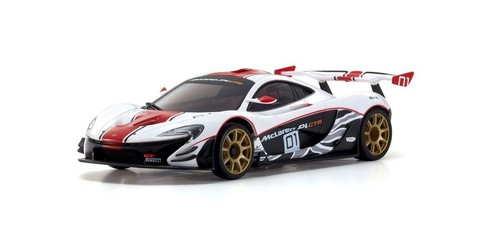 Kyosho MZP253WR ASC MR03W-MM McLaren P1 GTR White/Red Auto Scale Collection - Picture 2 of 3