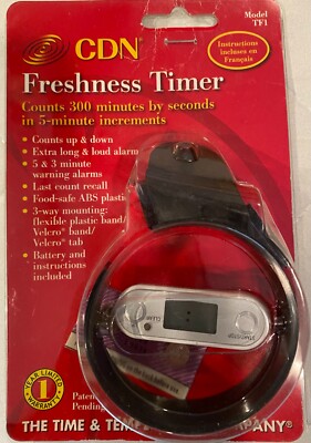 CDN TF1 Kitchen Cooking Freshness Timer 300 Minutes Free Shipping