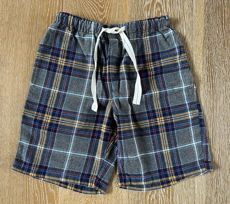 Boden Men’s Gray 100% Cotton Flannel Pajama Shorts Size S VGUC