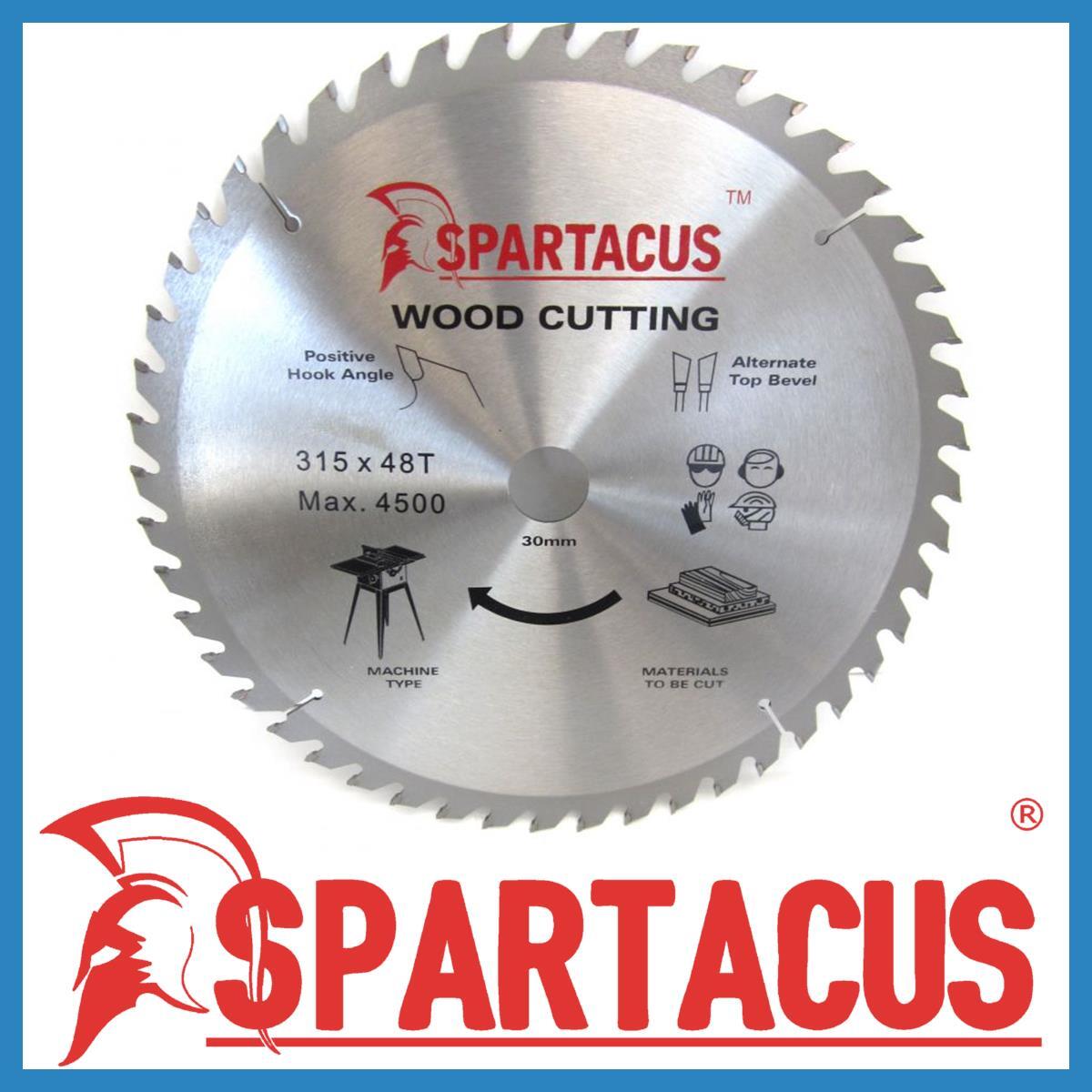 Spartacus Wood Cutting Saw Blade 315 mm x 48 Teeth x 30mm Elektra-Beckum TKHS315