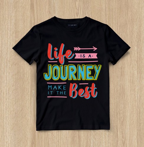 Custom Road to Adventure Graphic T-shirt Design Unisex Jersey Short Sleeve Tee - Picture 3 of 6