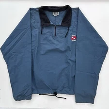 Vintage 80’s Uzzi Dive Gear Amphibious Gear 1/4 Zip Jacket Size Men’s L / XL