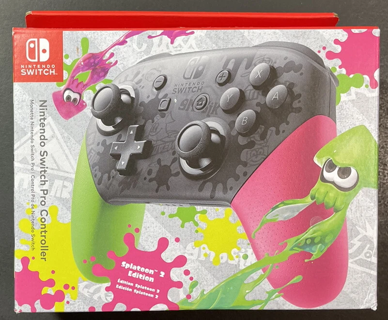 Official Nintendo Switch Pro Controller [ Splatoon 2 Special Edition ] NEW