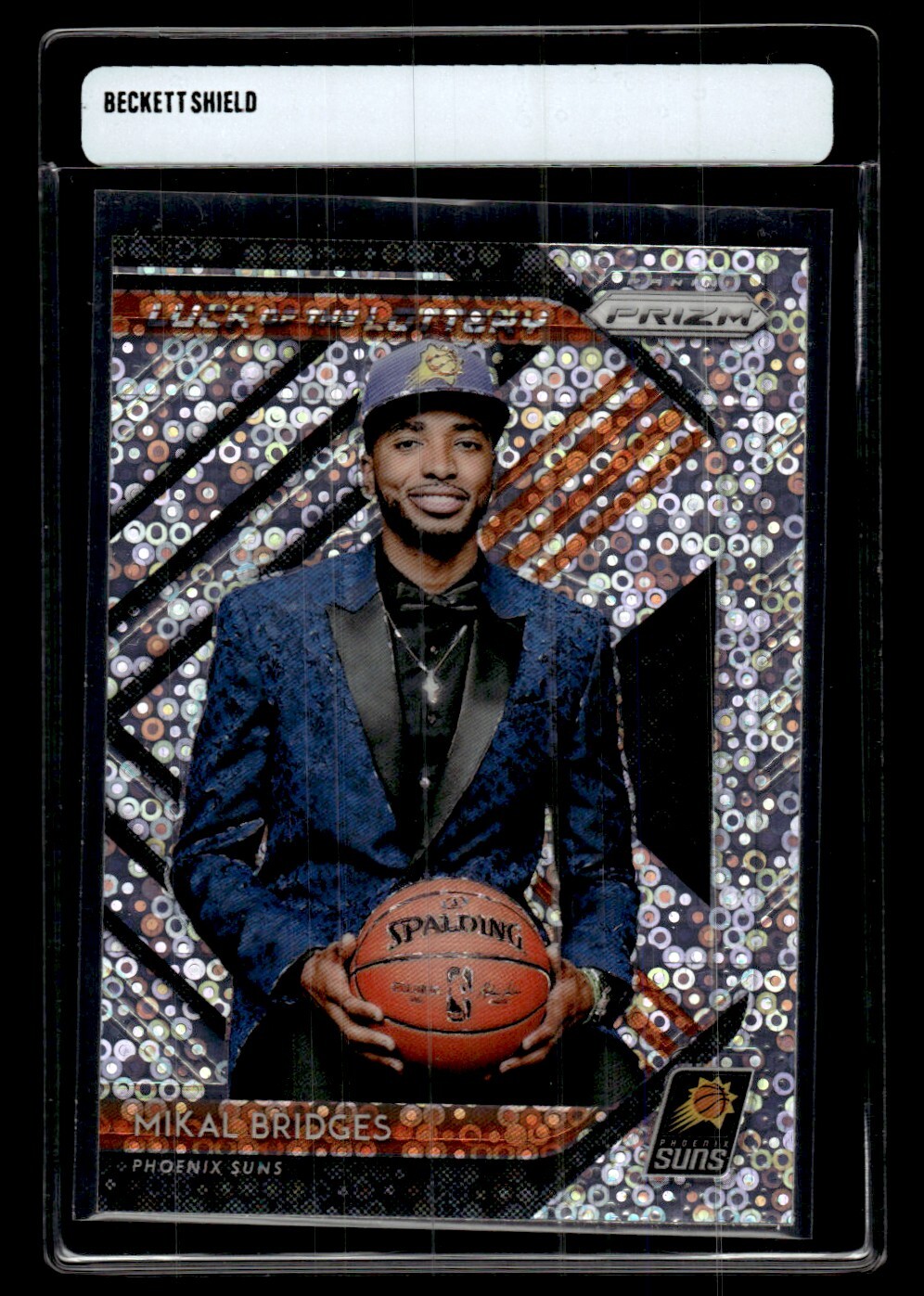MIKAL BRIDGES 2018-19 PANINI PRIZM #10 FAST BREAK PRIZMS RC