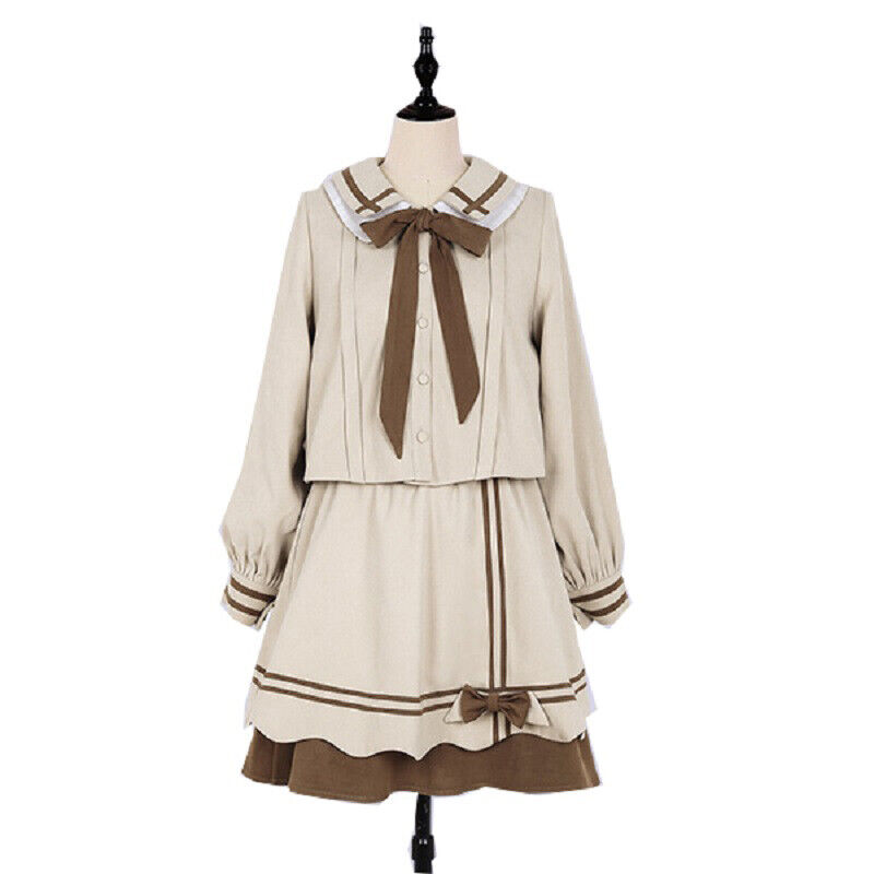 Girl's Lolita Skirt Suit Japanese Sweet Bowknot Short Sleeve Skirt Set Two  Piece Sailor Suit Anime Cosplay Costume · HIMI'Store · Online Store Powered  by Storenvy