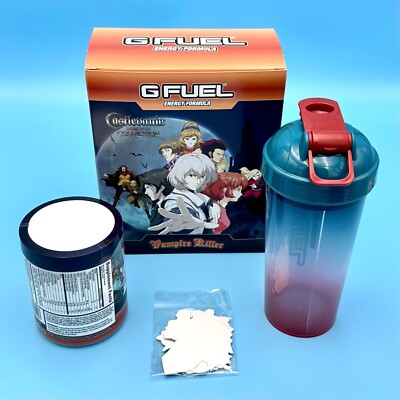 G Fuel Castlevania Vampire Killer Collector's Box Tub Shaker Cup +