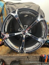 2011 Corvette Grand Sport Rear Wheel With Center Cap/ Chrome Peeling