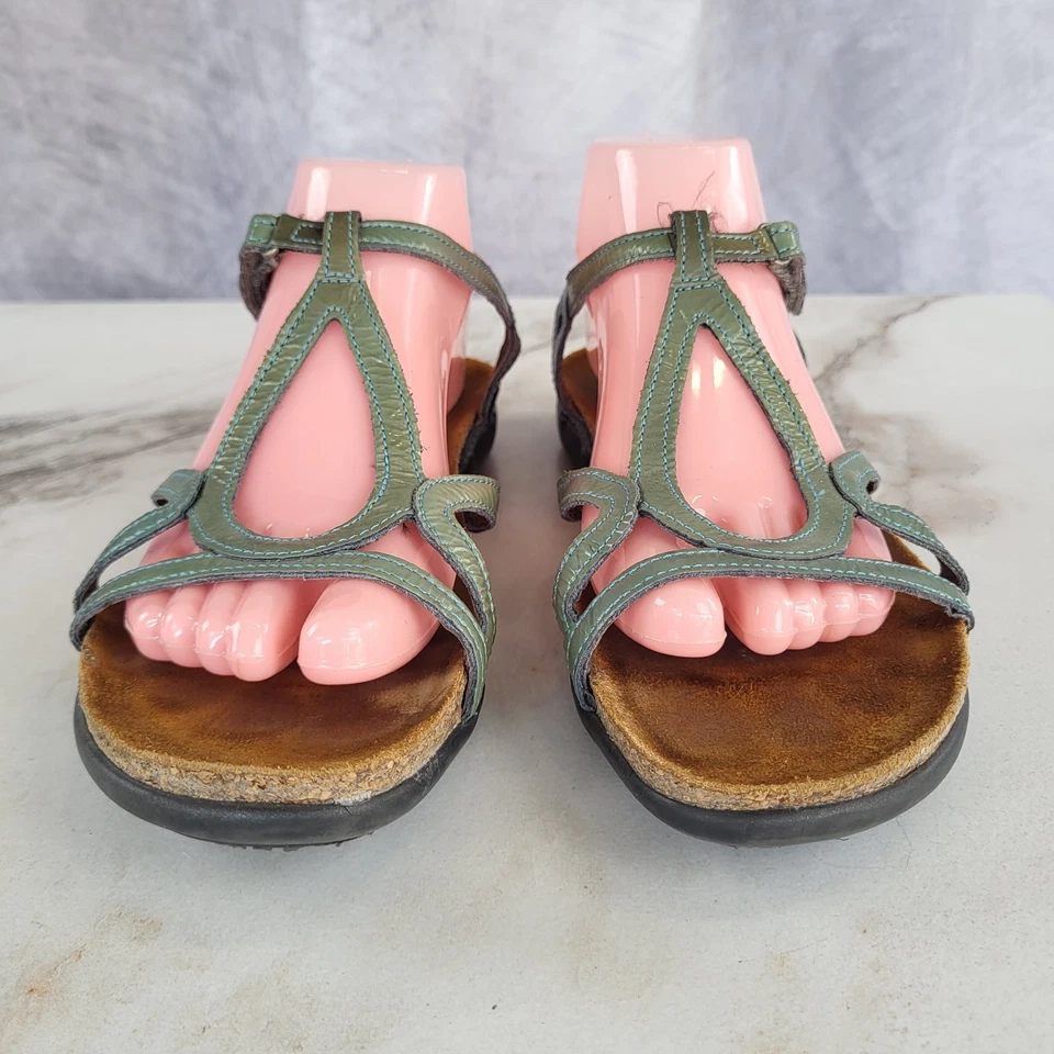 Sandalias Naot Dorith Gladiator con tiras para mujer talla 41 verde jade $150 Foto 3 de 4