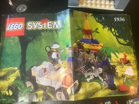 Lego Adventurers Jungle Spider&rsquo;s Secret 5936 Set 100% Complete With Manual 1999