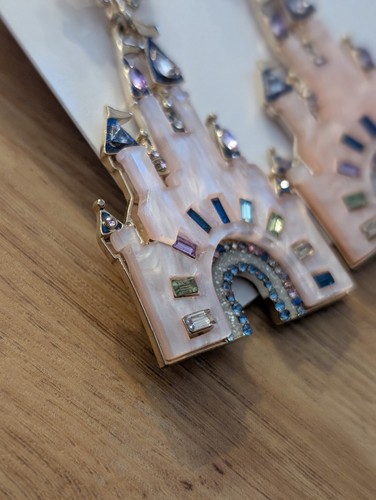 Walt Disney World 50th Anniversary Castle by Baublebar Earrings READ - Picture 5 of 9